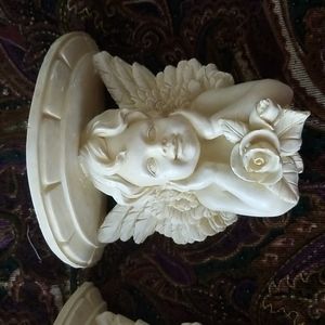 Vintage Cherub Holder Wall Decor